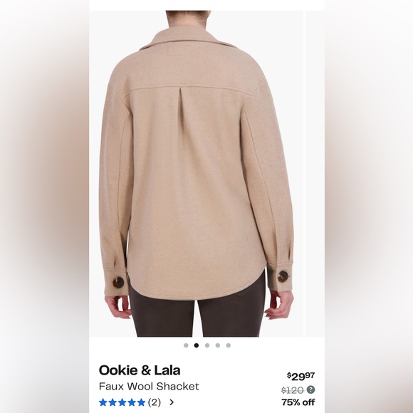 Tan Button-Up Jacket - Picture 3 of 6